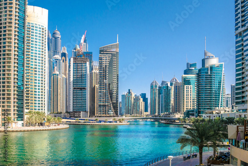 Fantastic view of the Dubai Marina
