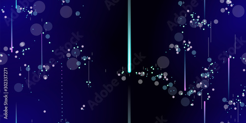 Fast Effect. Motion Neon. Seamless Pattern. Glitch