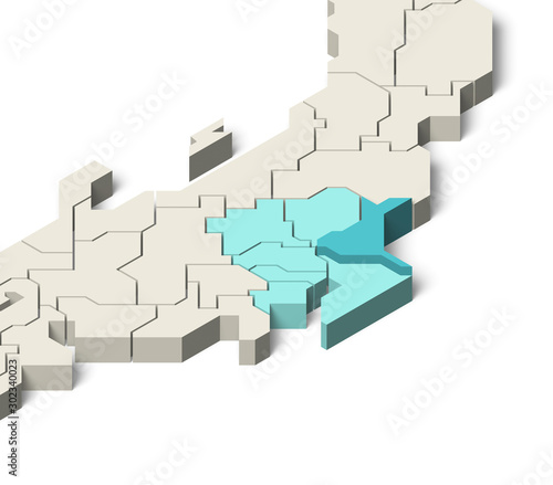 日本地図 関東地方 茨城県 Stock Illustration Adobe Stock