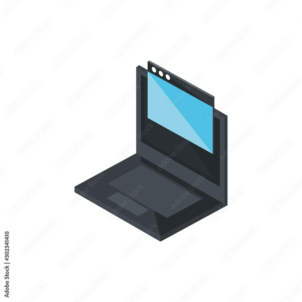 laptop website technology hardware device computer isometric laptop website technology hardware device computer isometric