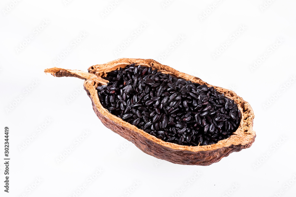 Oryza sativa - Organic Raw Black Rice Oryza sativa - Organic Raw Black Rice