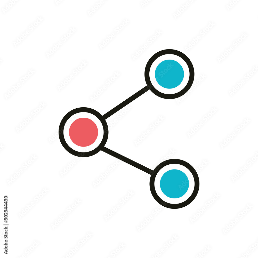 sharing content social media icon line and fill sharing content social media icon line and fill