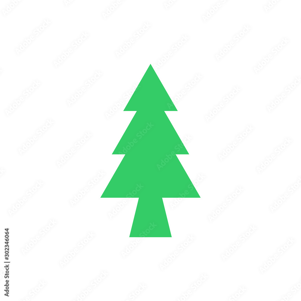 Christmas trees icon isolated on white background. Vector illustration. EPS10 Christmas trees icon isolated on white background. Vector illustration. EPS10