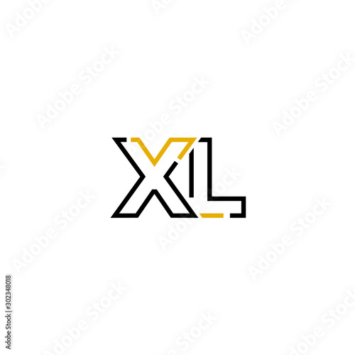 Letter XL logo icon design template elements