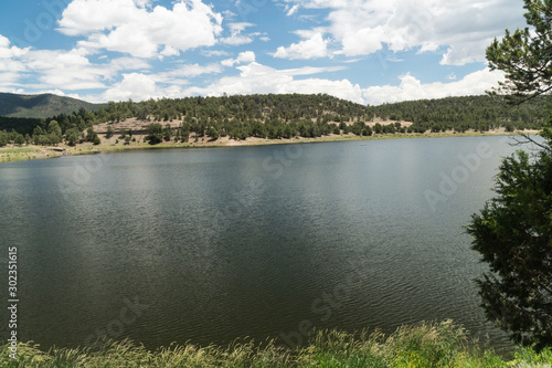 A calm day at Quemado Lake, New Mexico.
