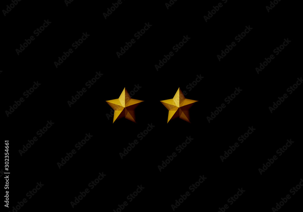 Three-dimensional star mark used for evaluation or rank or grade. 評価、グレード、ランクなどに使用する星マーク Three-dimensional star mark used for evaluation or rank or grade. 評価、グレード、ランクなどに使用する星マーク