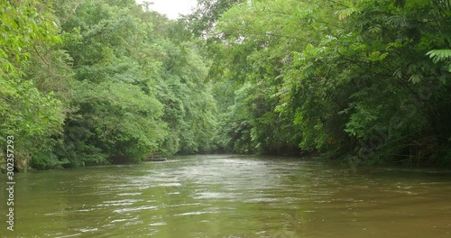 Floating on the Mulu River, Gunung Mulu National Park, Sarawak province, Borneo Island, Malaysia
