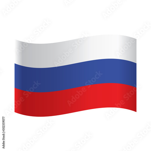 Flag of Russia. Vector Illustration, National flag of Russian Federation: white, blue and red horizontal stripes. Free Download Flag of Russia. Vector Illustration, National flag of Russian Federation: white, blue and red horizontal stripes. - GFXLoad