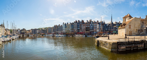 Canvas Print Honfleur Harbour