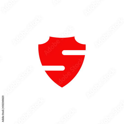 Free Download S letter logo design incorporated with emblem shape - GFXLoad