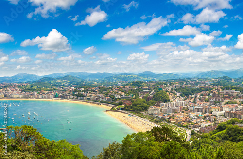 Panoramic view of San Sebastian