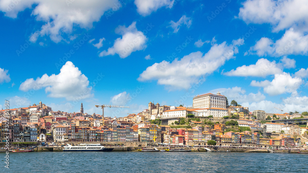 Tourist boat and Douro River in Porto