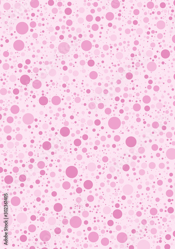 pink abstract background with bubbles