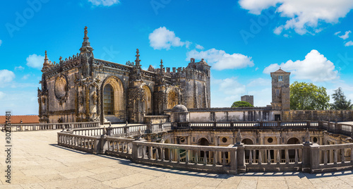 Medieval Templar castle in Tomar