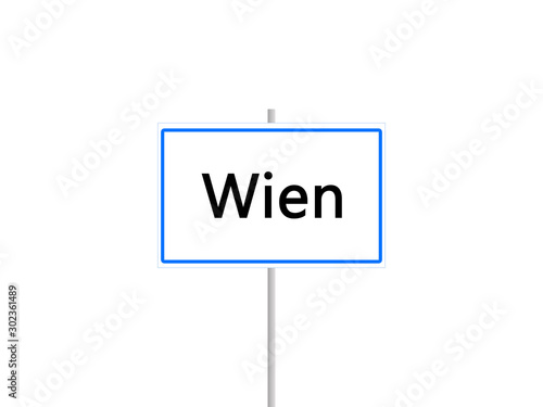  City sign - Wien 