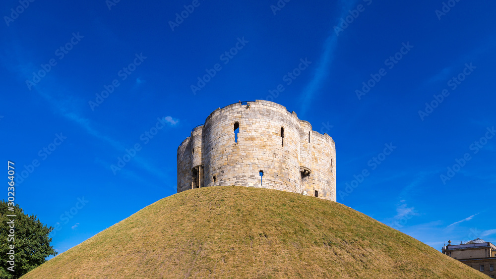 Cliffords Tower in York in England