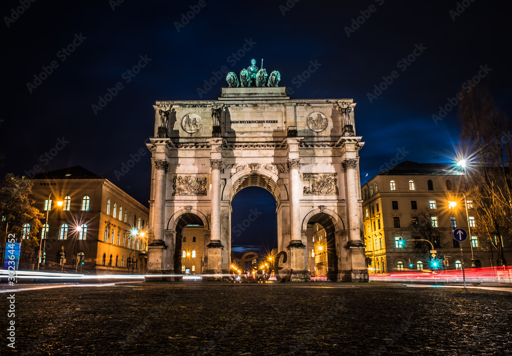 arch of constantine at night