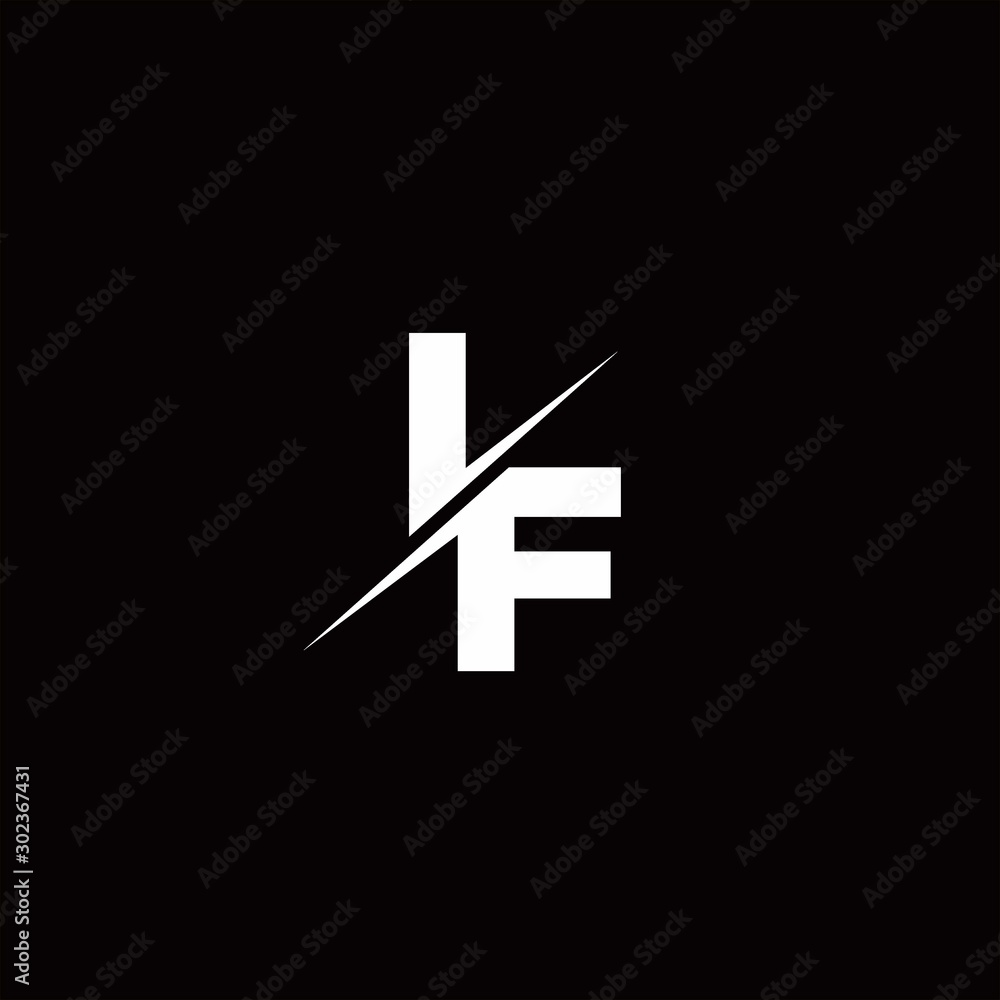 IF Logo Letter Monogram Slash with Modern logo designs template IF Logo Letter Monogram Slash with Modern logo designs template