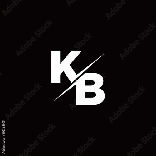 Wallpaper Mural KB Logo Letter Monogram Slash with Modern logo designs template Torontodigital.ca