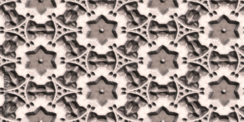 Ornamental embossed 3D meta...