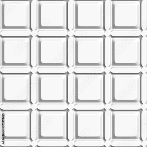 Geometric 3D white backgrou...