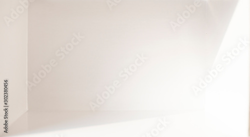 Wallpaper Mural The scene in a white room with empty space, light and shadow Torontodigital.ca