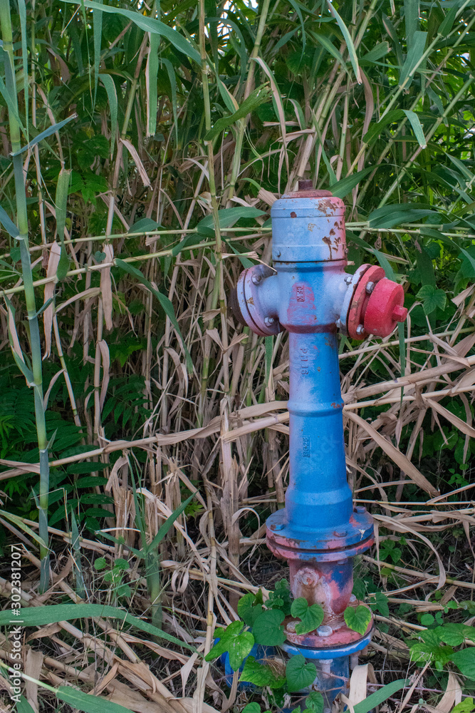 Public fire hydrant at Kalamata, Greece Public fire hydrant at Kalamata, Greece