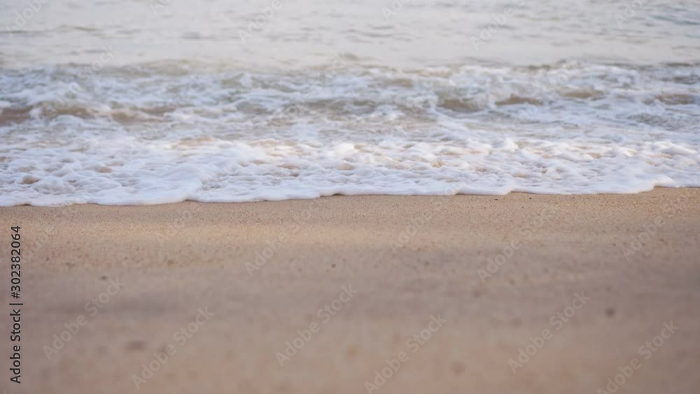 Summer beach relaxation with bokeh sun light and blue sky. Summer beach relaxation with bokeh sun light and blue sky.