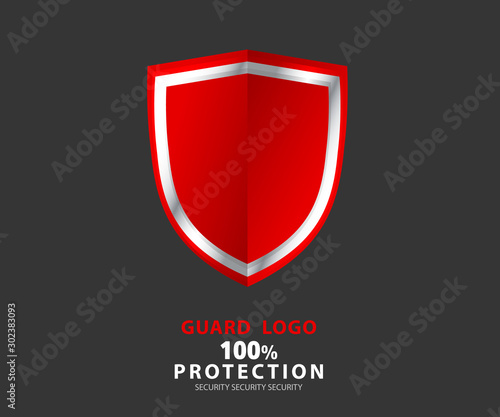 Free Download logo security company. vector emerald shield for protection, vector illustration - GFXLoad