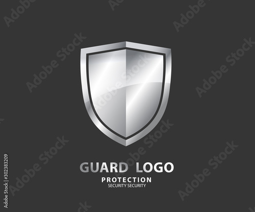 Free Download logo security company. vector emerald shield for protection, vector illustration - GFXLoad