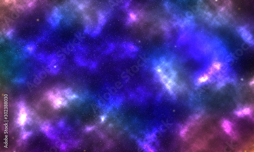 Abstract space star field background