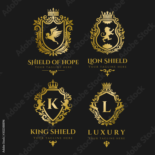 Shield logo collection  photo