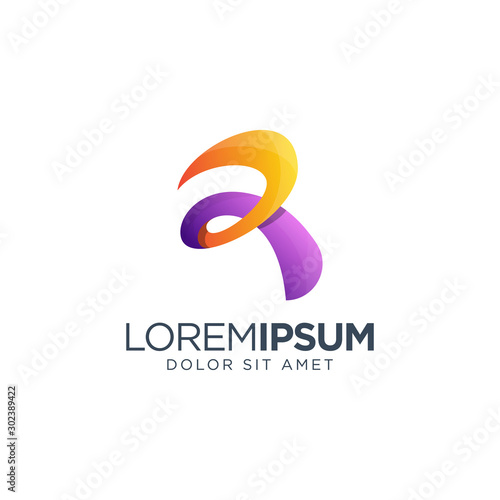 Letter R Logo Design