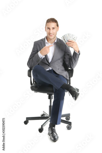 Handsome young businessman ...
