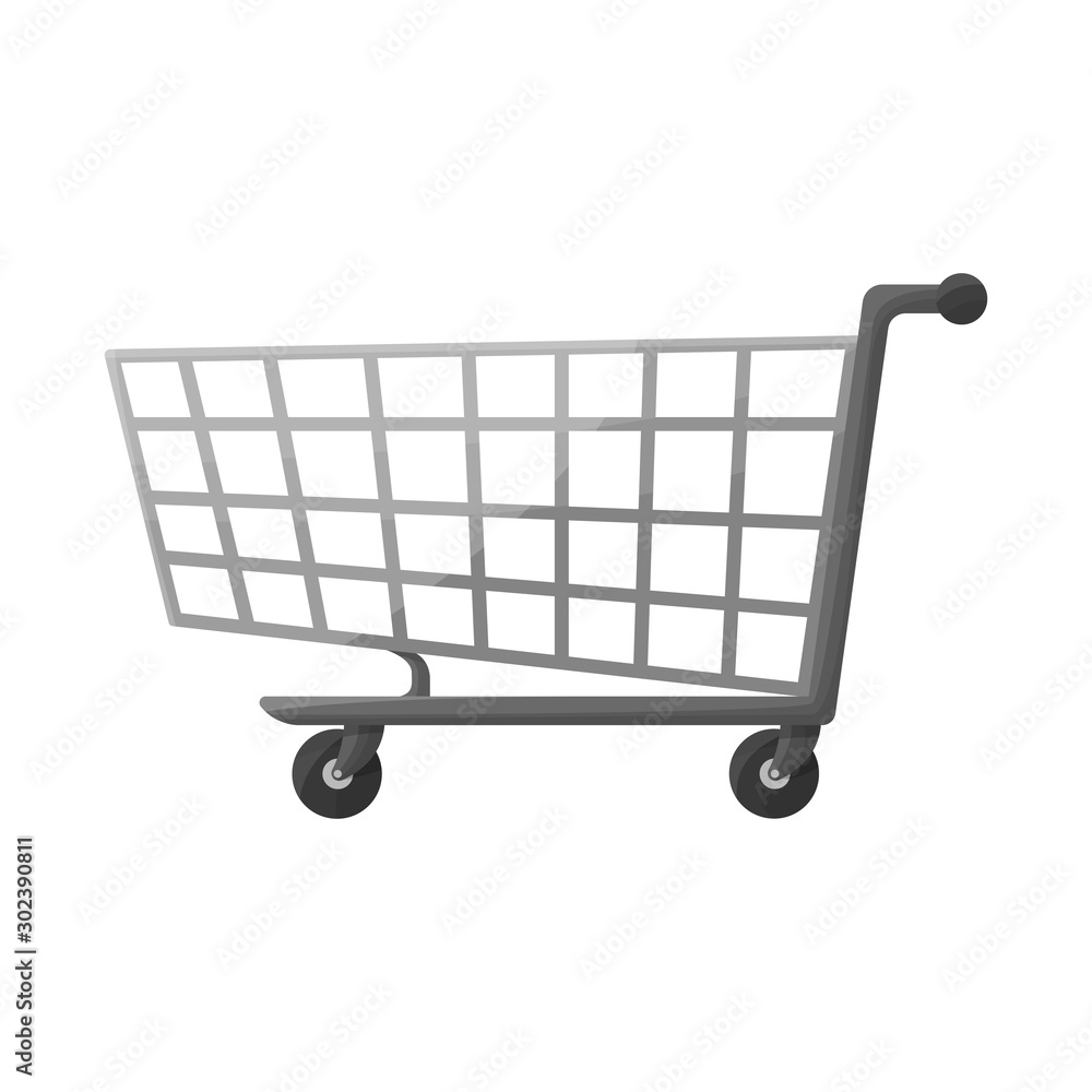 Vector illustration of trolley and basket icon. Web element of trolley and store stock vector illustration. Vector illustration of trolley and basket icon. Web element of trolley and store stock vector illustration.