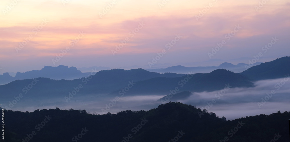 sunset in the mountains,phu bo bit,loei province,thailand travel,Winter attractions