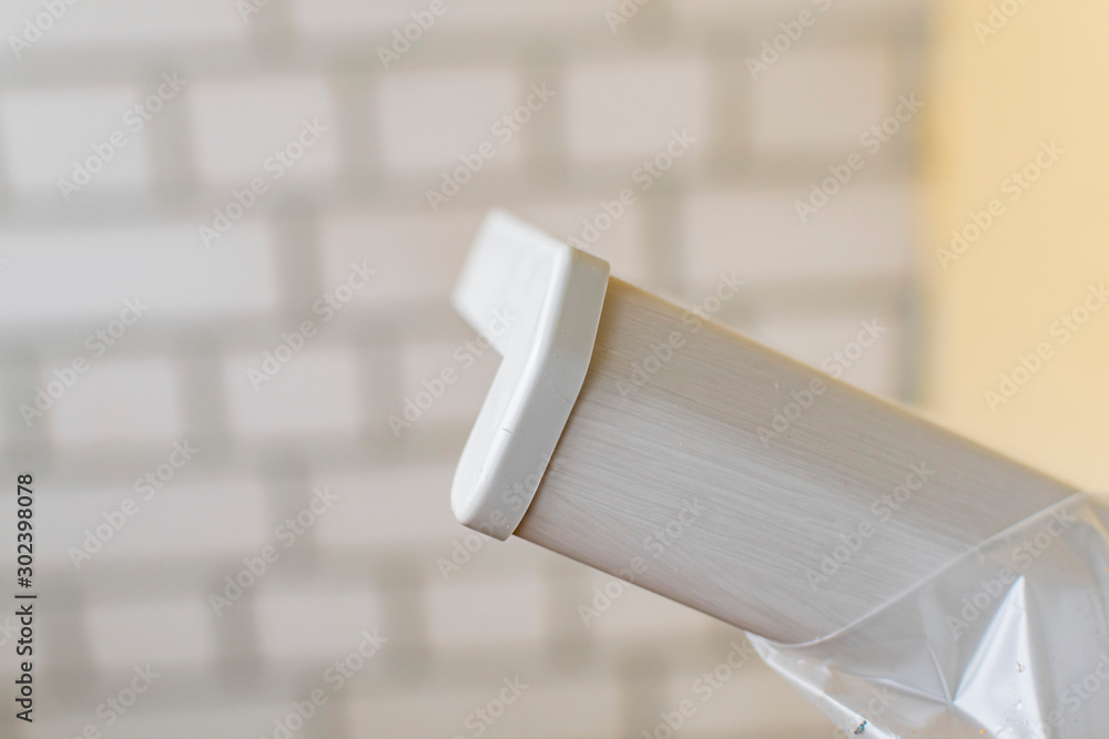 Fototapeta premium View of the new decorative window sill