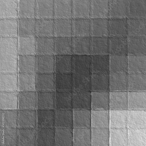 Wallpaper Mural Abstract mosaic of black and white colors squares. Geometric pattern. Picture for creative wallpaper or design art work. Torontodigital.ca