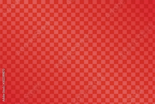 赤いチェック柄のシームレスパターン