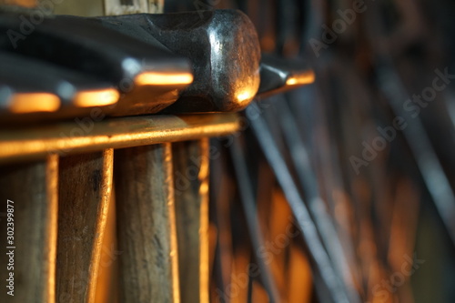 Schmied, Werkzeug, Ornament, Rost, Staub, Metall, Eisen, Feuer, Hammer, Werkzeug, Handwerk, Schmied, schmieden, Arbeit