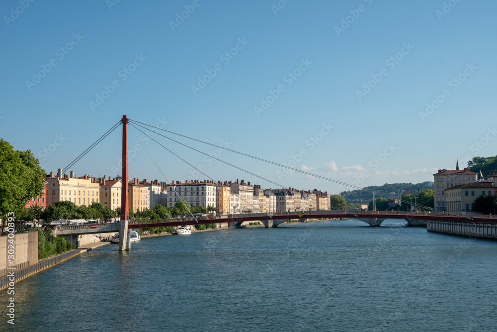 Naklejka premium Landscape of Lyon