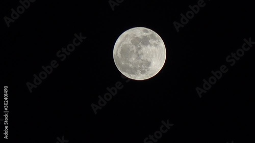 full moon in the sky 4K 2