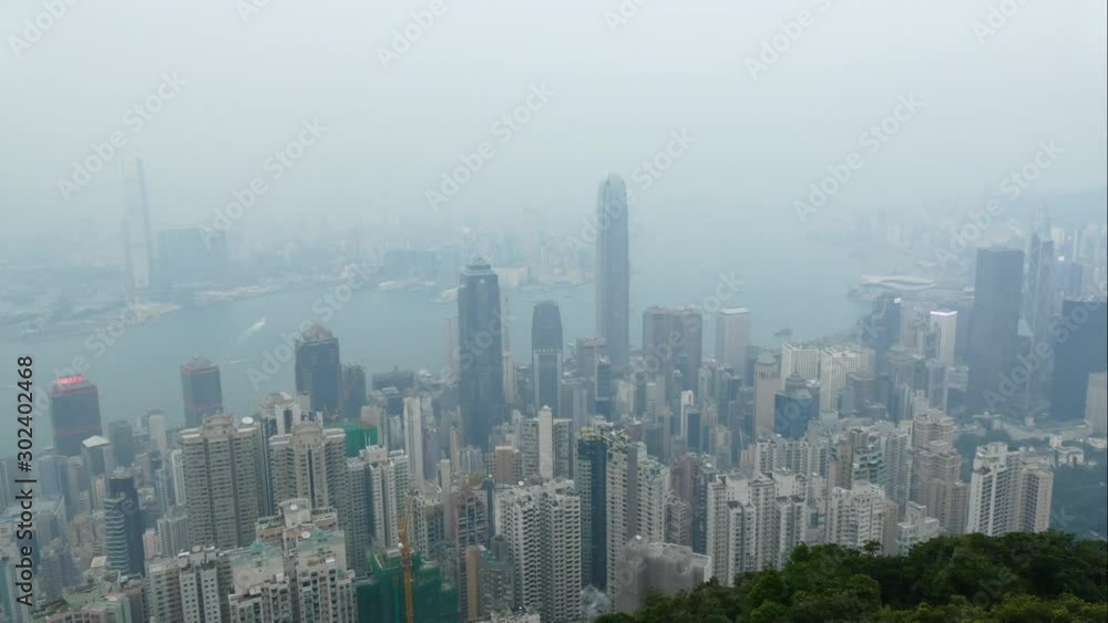 time-lapse Hong Kong skyline city time-lapse Hong Kong skyline city