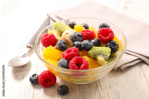 bowl of fresh fruit salad