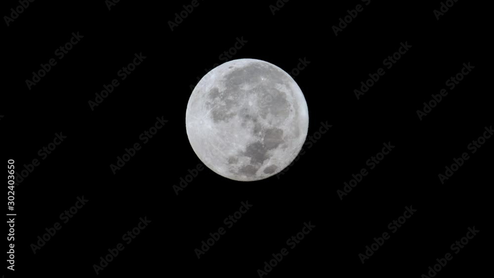 Full Moon On Dark Night Time Full Moon On Dark Night Time