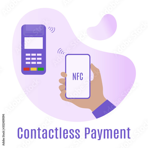 Vector wireless contactless payment nfc technology