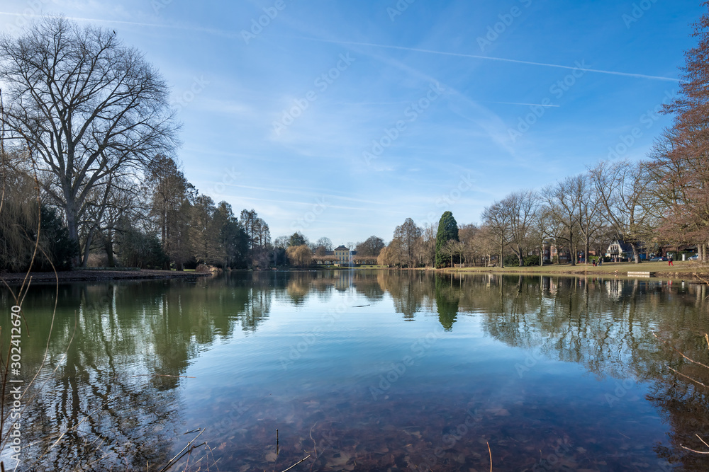 Beautiful Lake Of Schönwasserpark Krefeld Beautiful Lake Of Schönwasserpark Krefeld