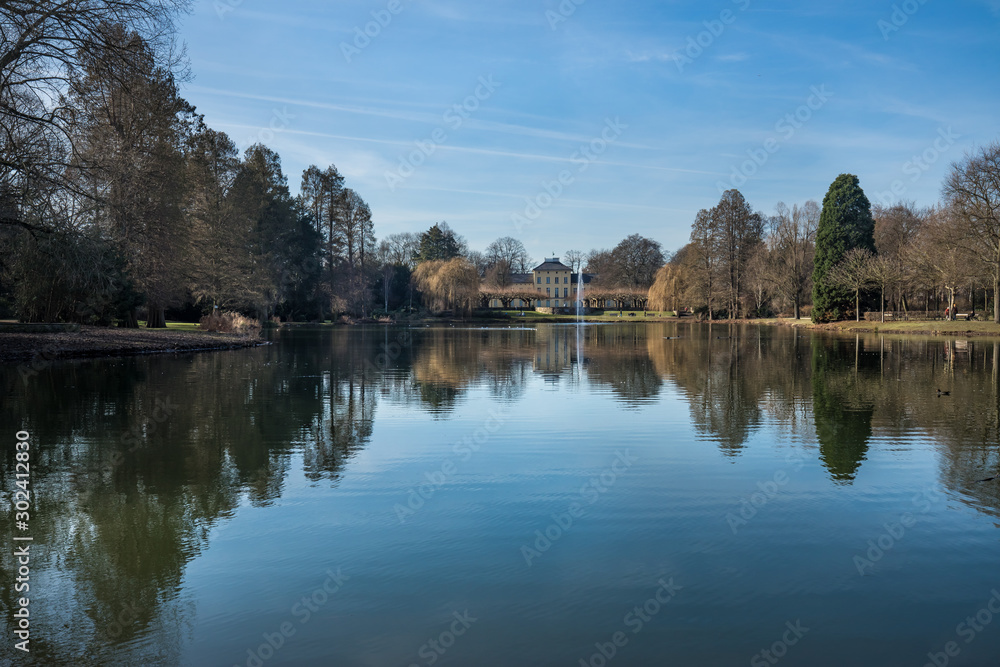 Beautiful Lake Of Schönwasserpark Krefeld Beautiful Lake Of Schönwasserpark Krefeld