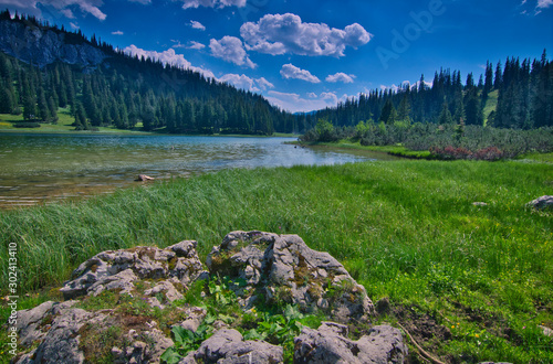 Hindergrund, Landschaft, See, Wandern, sackwiesensee photo