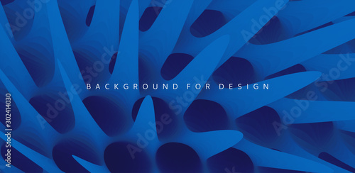 3d abstract background with prickly thorns. Cover design template. Futuristic technology style. Can be used for advertising, marketing, presentation.